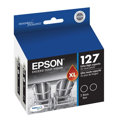 Epson 127 Dual Pack - 2-pack - Extra High Capacity - black - original