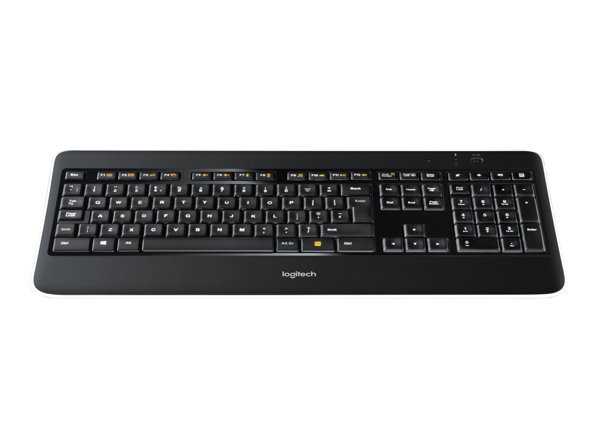 Logitech Wireless Illuminated Keyboard K800 - keyboard - US - 920