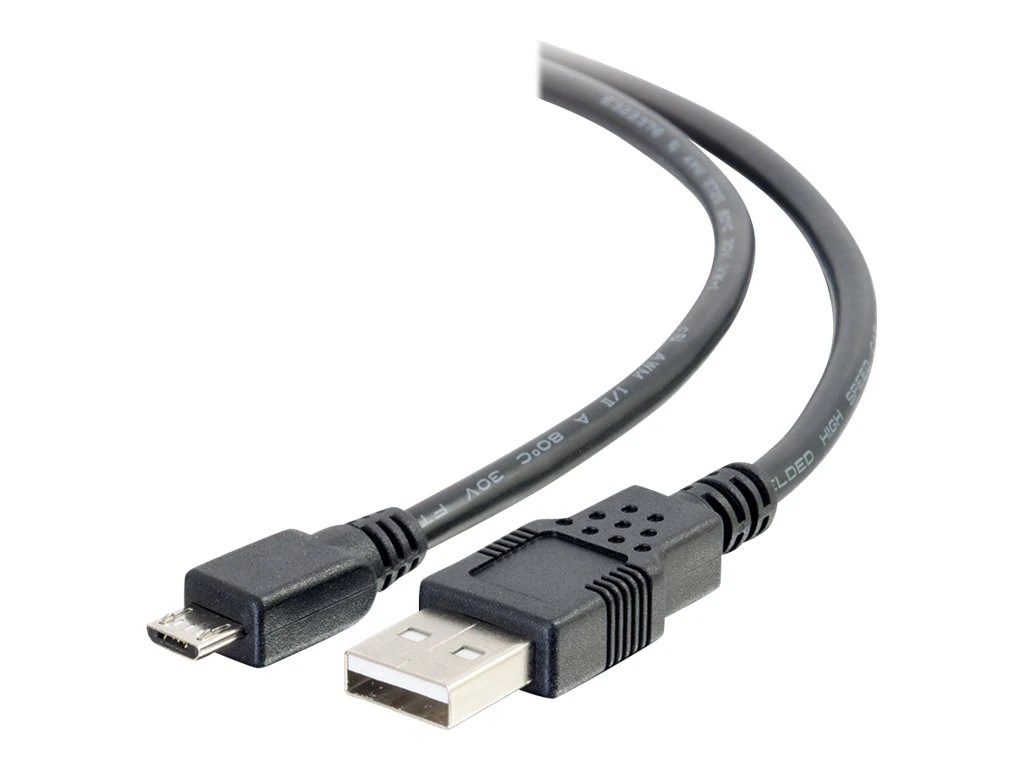 C2G 15ft USB to Micro B Cable USB 2.0 to MicroB Cable M/M 27395