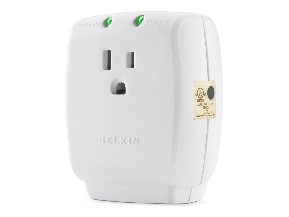 Belkin 1 Outlet SurgeCube Grounded Outlet and Protected Light Indicators 885 Joules F9H100