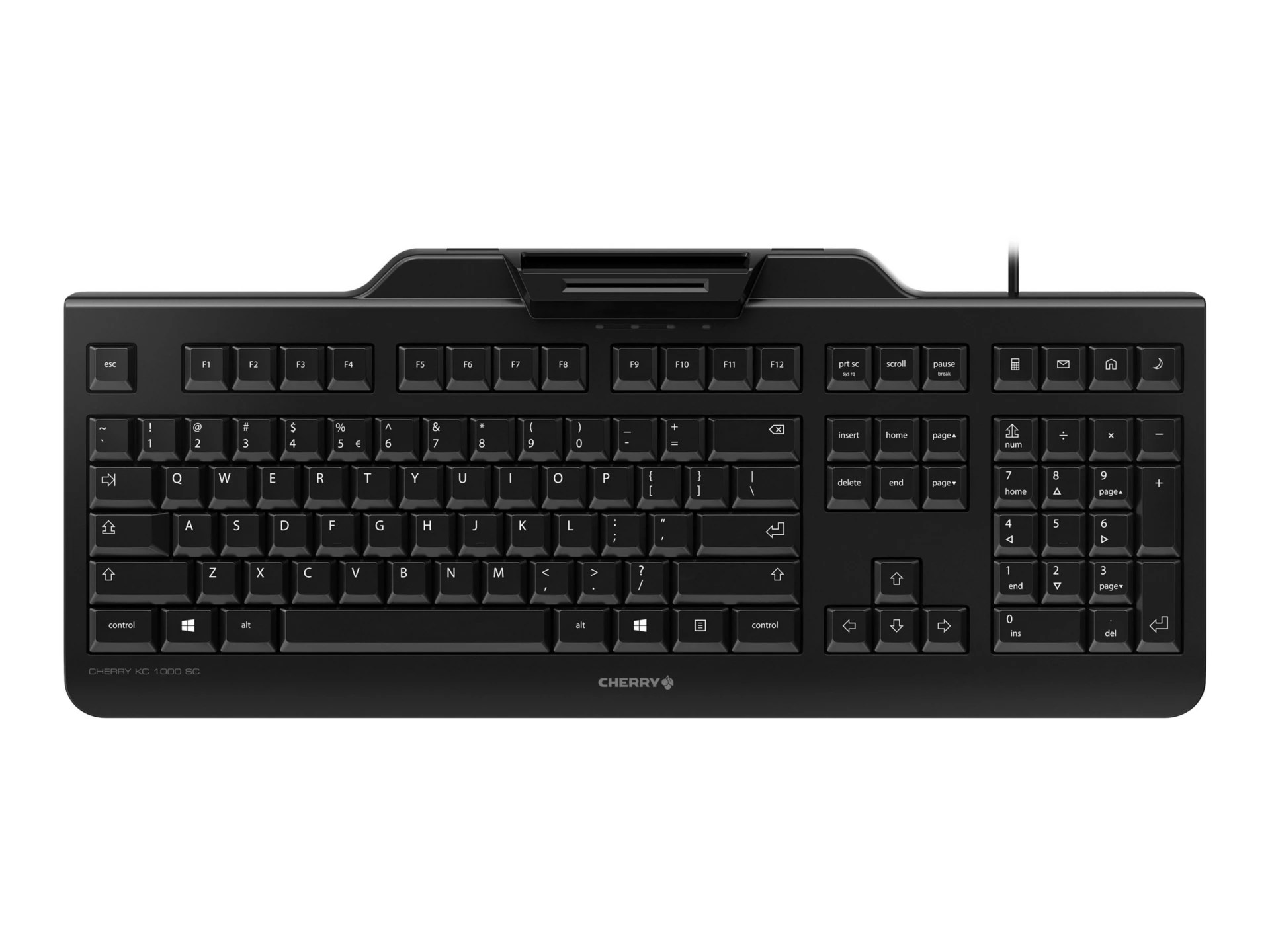 CHERRY KC 1000 SC Wired Keyboard - JK-A0100EU-2 - Keyboards - CDW.com
