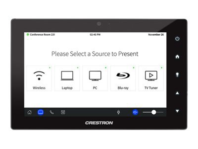 Crestron Touch Screen TSW-760-B-S - control panel - Customer Specific