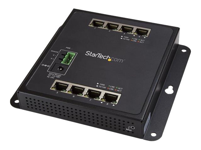 Gigabit Switch 8 port Wall Mount Managed