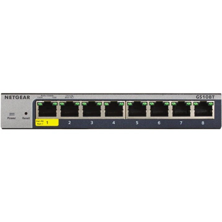 NETGEAR 8-Port Gigabit Ethernet Smart Managed Pro Switch (GS108Tv3