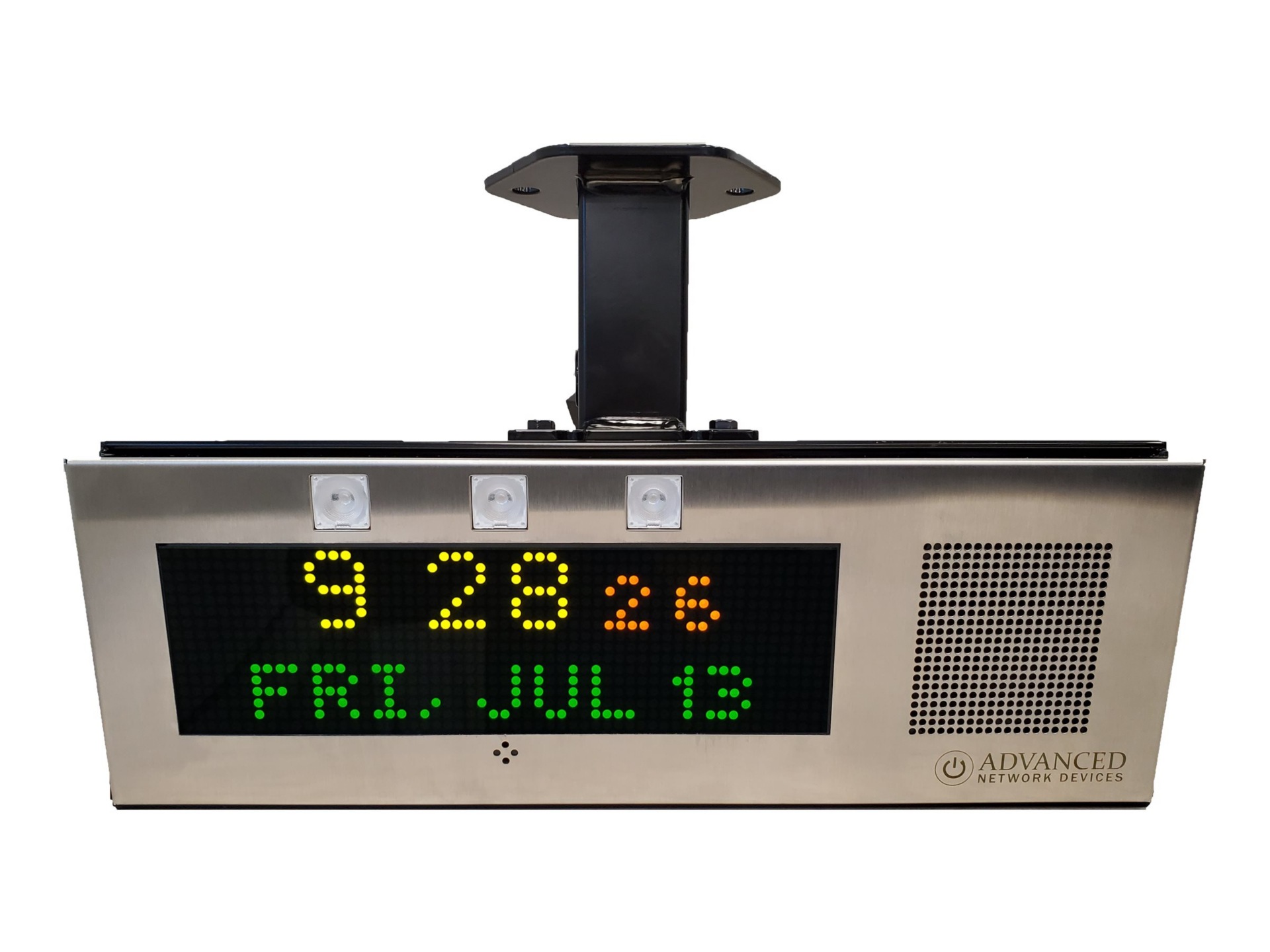 Advanced Network DoubleSided IP Clock with Wall Mount and Flashers
