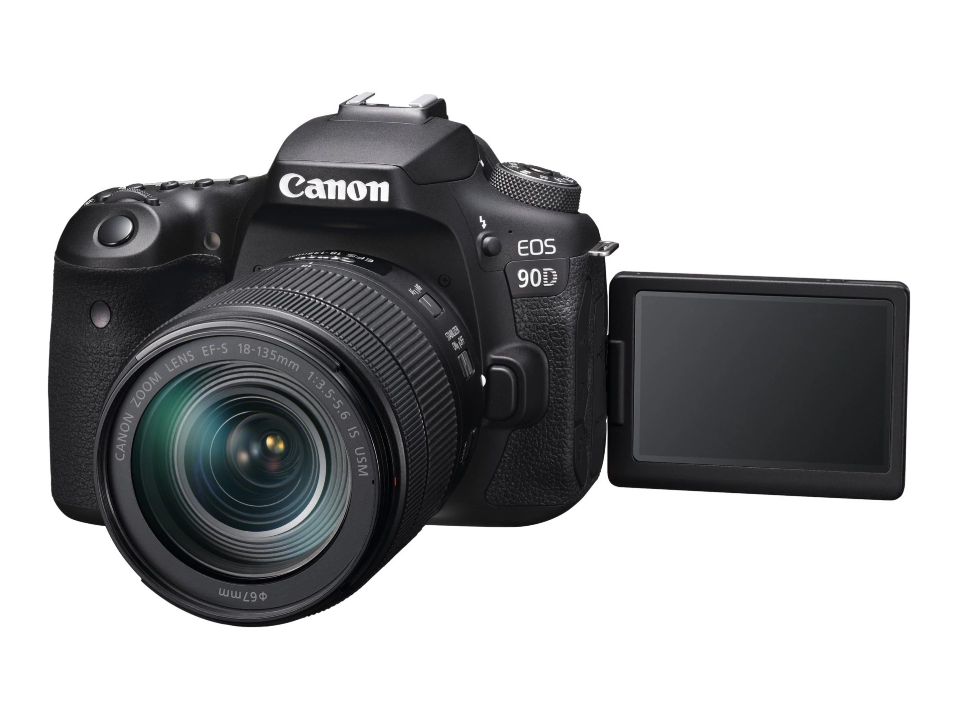 Canon EOS 90D digital camera EFS 18135mm IS USM lens 3616C016