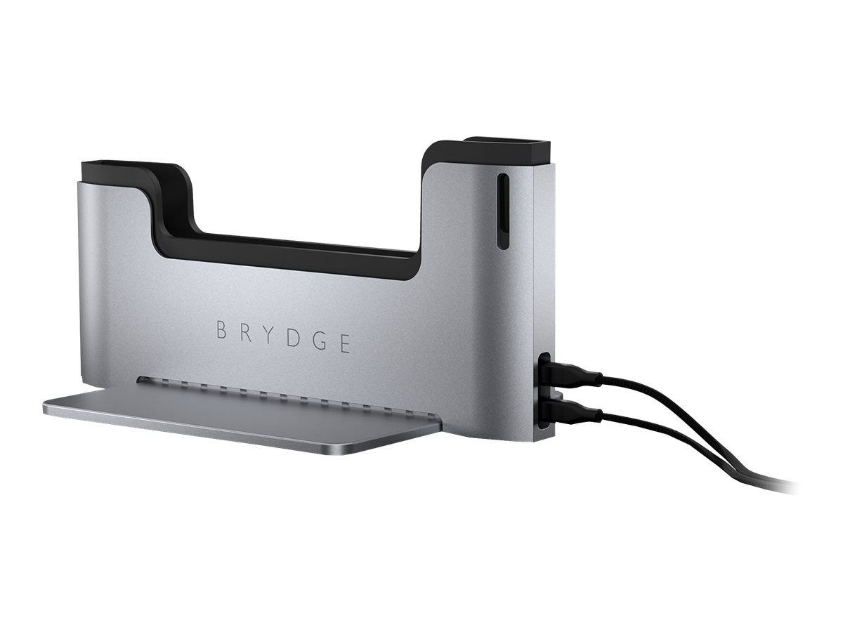 Brydge Vertical Dock - docking station + notebook stand - 2 x