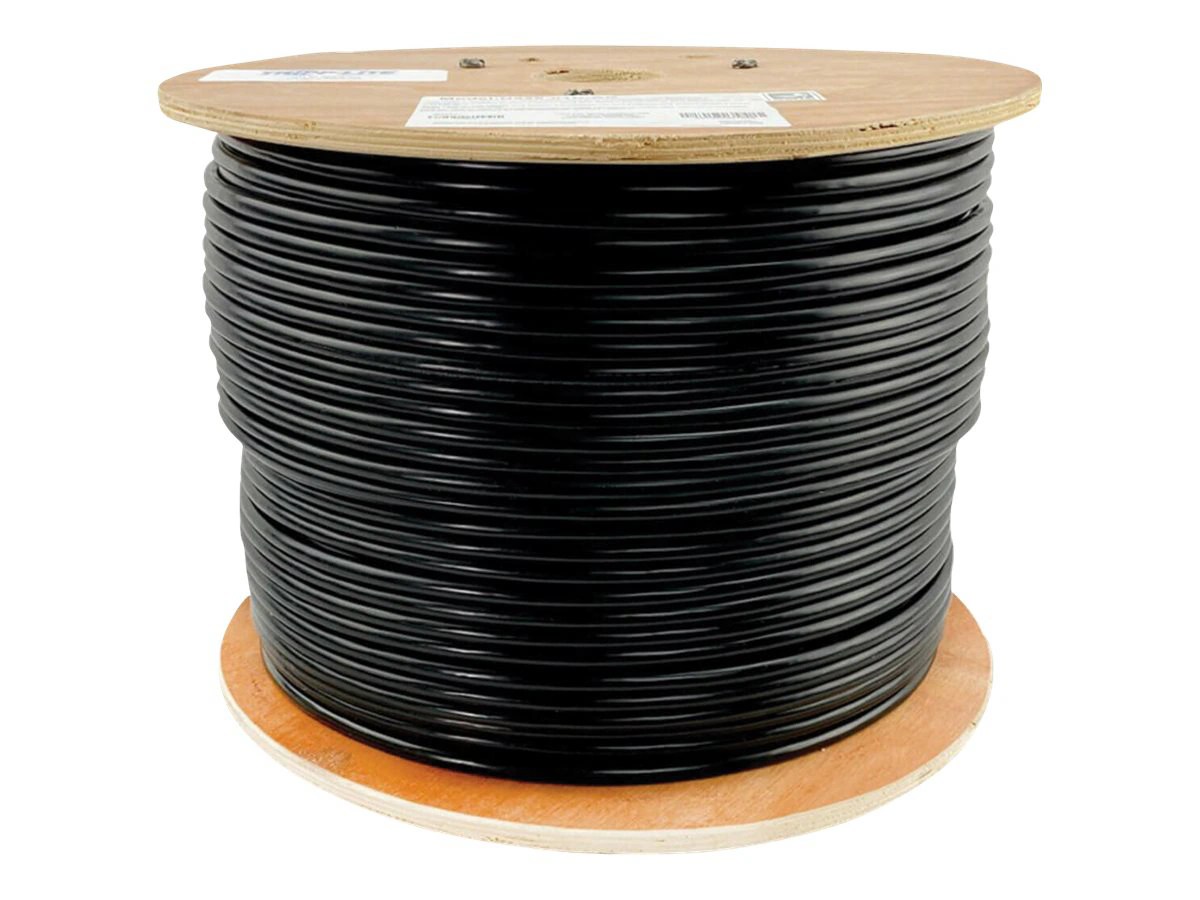 Tripp Lite Cat6/Cat6e Bulk Cable 600MHz OutdoorRated Black