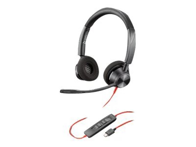Poly Blackwire 3320 - headset - 213935-101 - Wired Headsets - CDW.com
