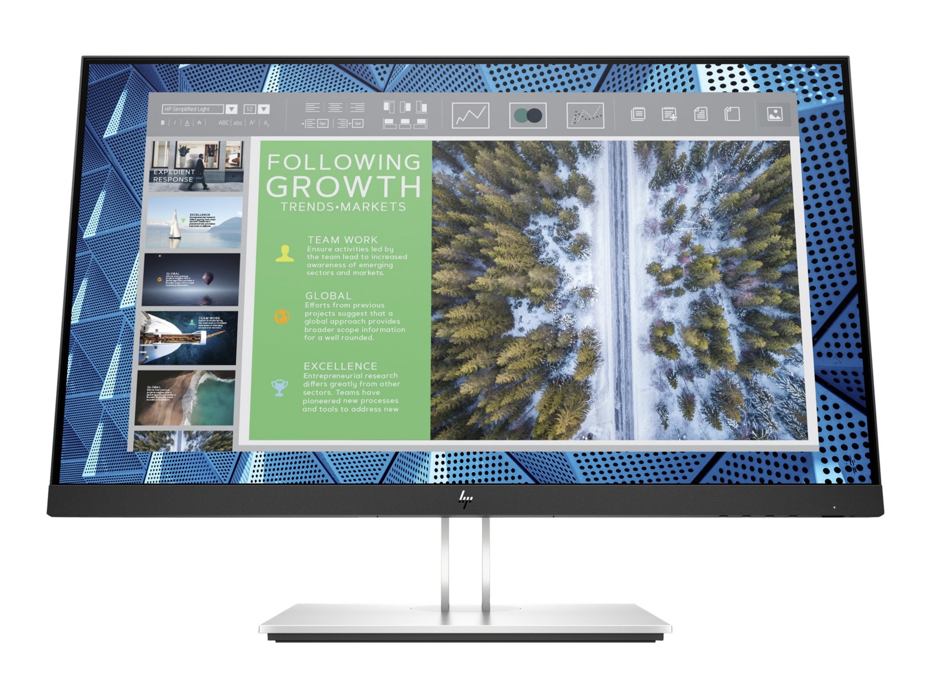HP E24q G4 ESeries LED monitor QHD 24" 9VG12AAABA