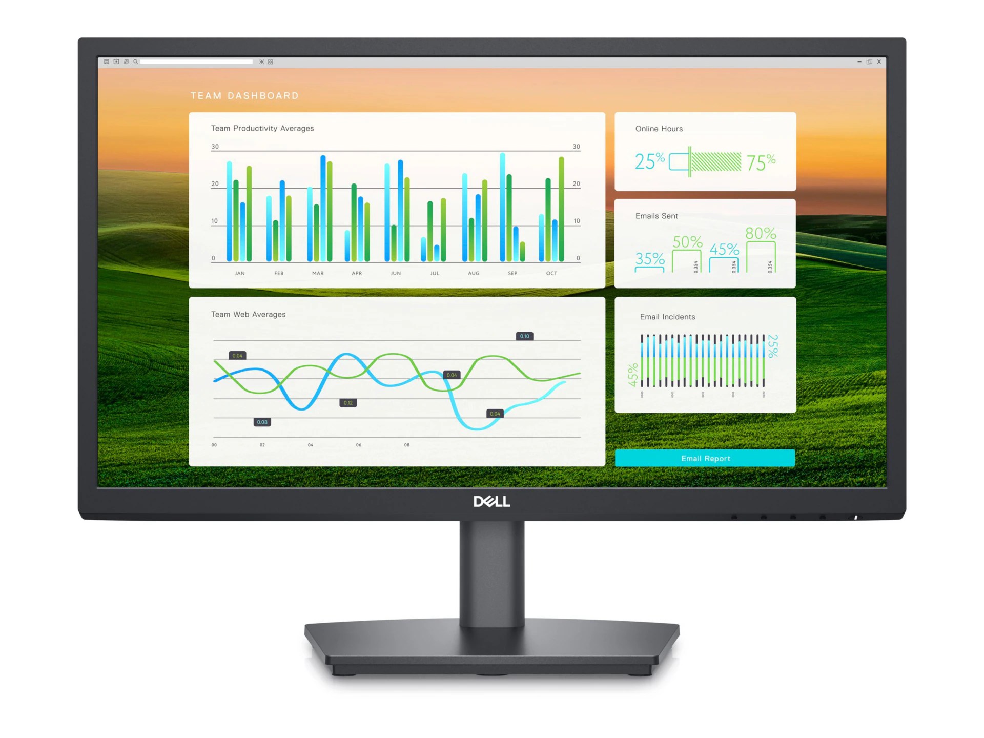 Dell E2222HS - LED monitor - Full HD (1080p) - 22" - DELL-E2222HS
