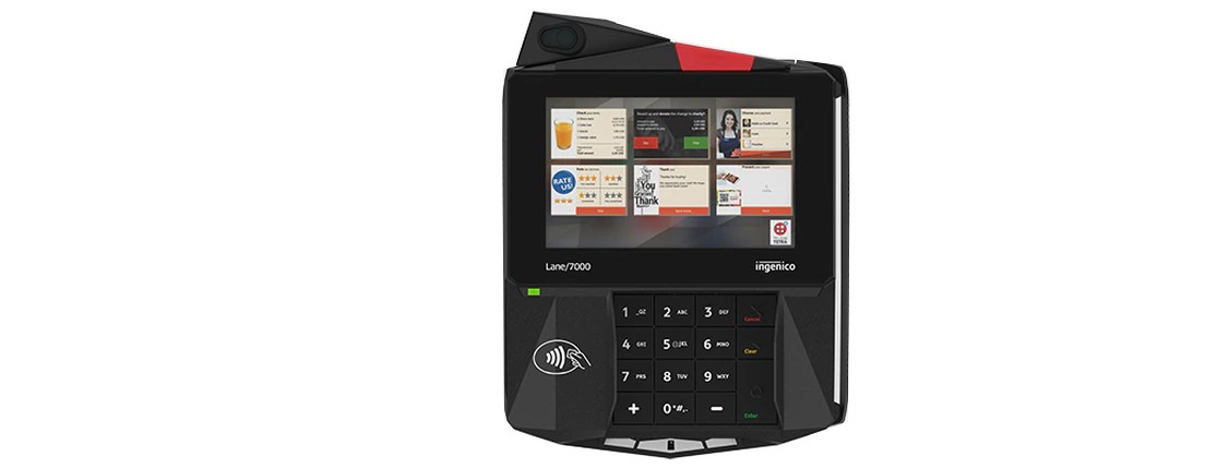Ingenico Lane/8000 DLX Smart POS Terminal - LAN800-USPHX01A