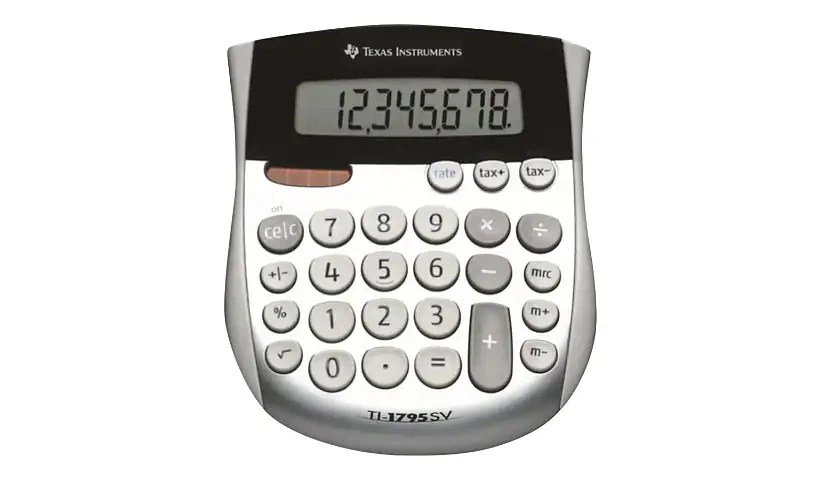 Texas Instruments TI-1795 SV Standard Function Calculator - 1795SV/TBL