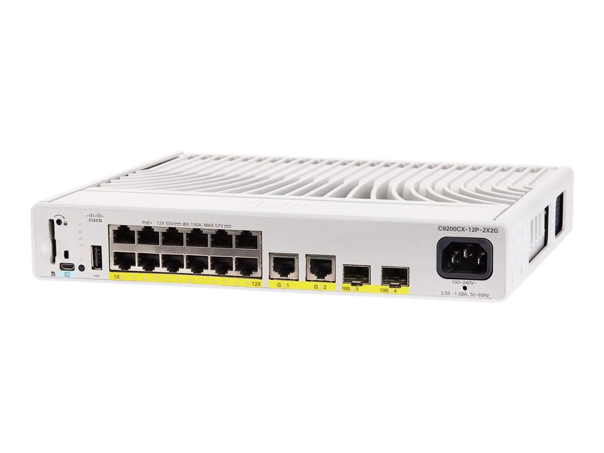 Cisco Catalyst 9200CX - Network Essentials - switch - compact - 12