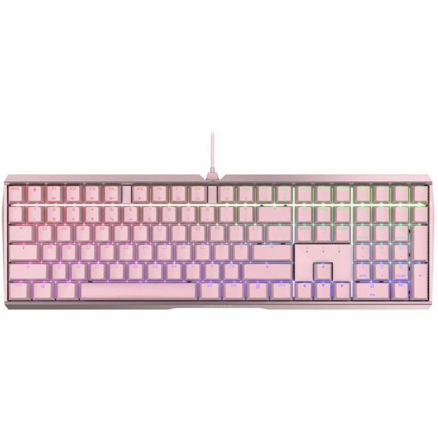 CHERRY MX 3.0S Wired RGB Keyboard, MX SILENT RED SWITCH, For Office And