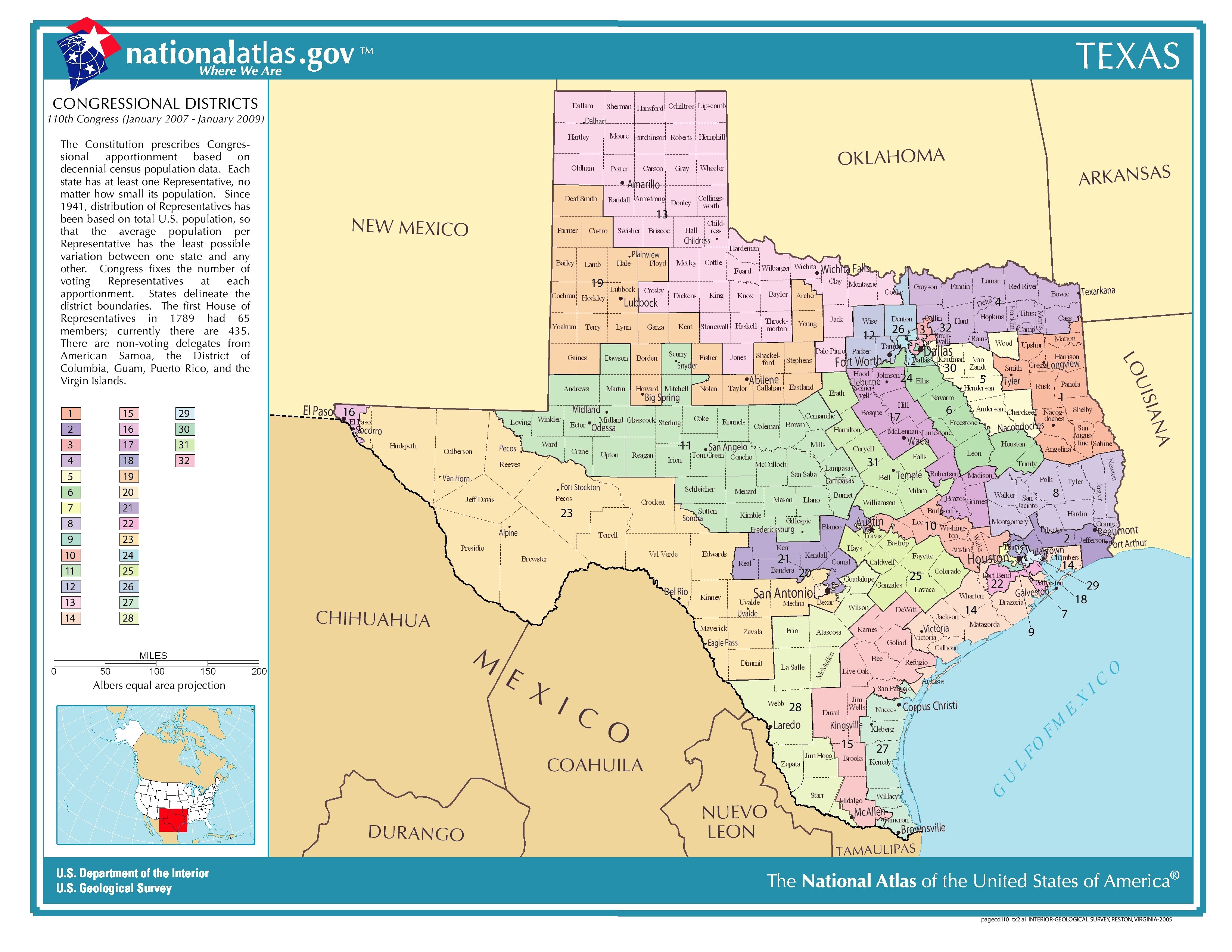 Texas Precincts Map