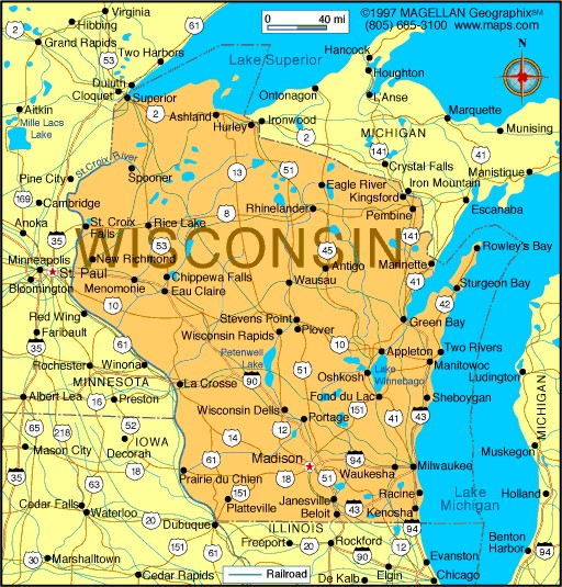 Wisconsin Progress Map