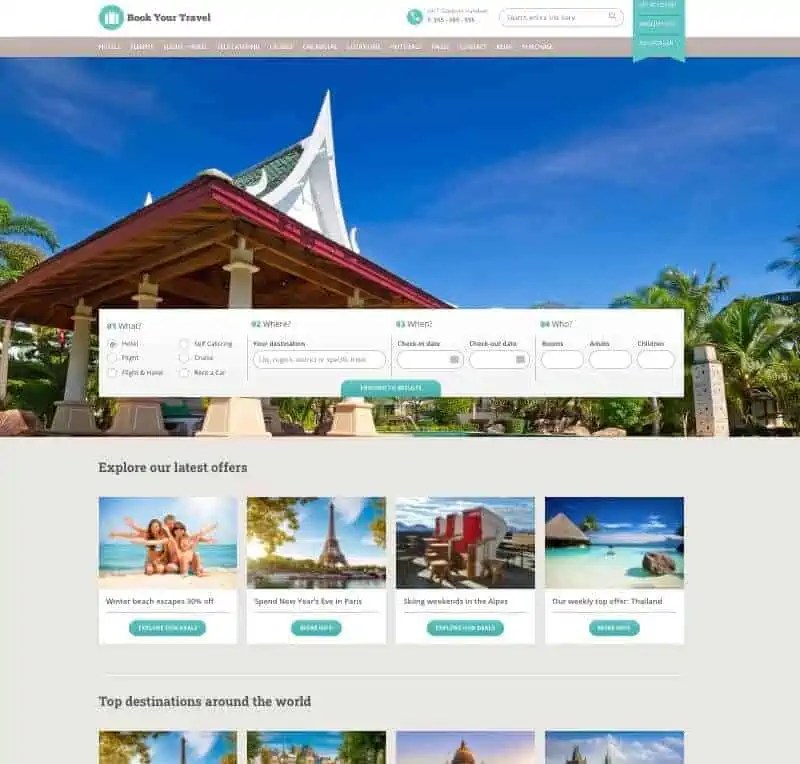 18 Best Travel Agency HTML site Templates (2021) World of WP