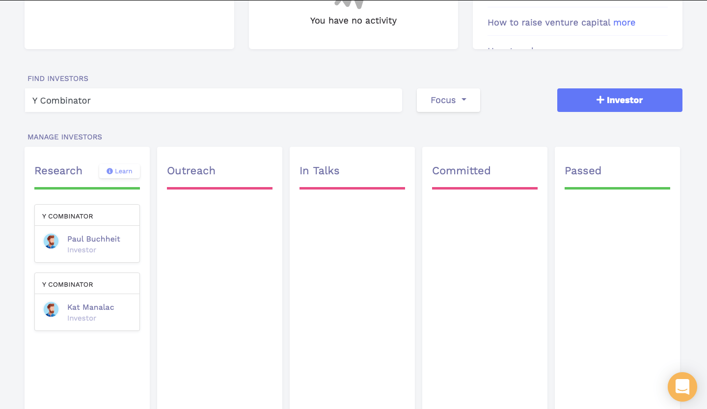 Investor Intelligence Girişimciler için yatırımcı bulmanızı sağlayan