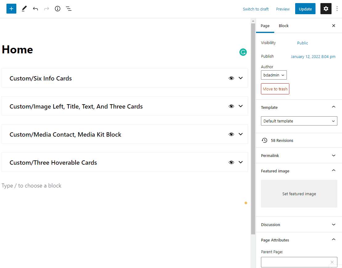 Gutenberg Blocks Framework Theme Redone WP Starter Theme