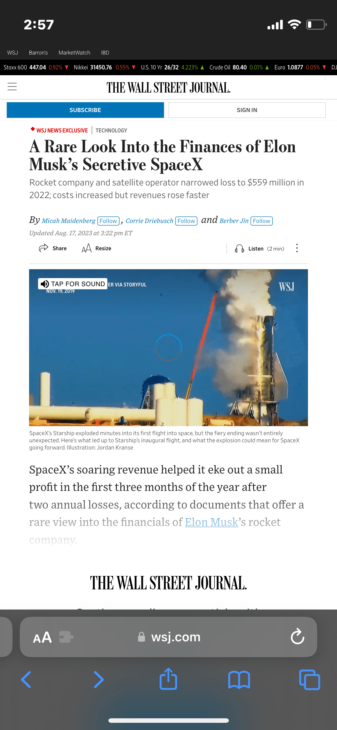 How to Bypass the Wall Street Journal Paywall with Rewind