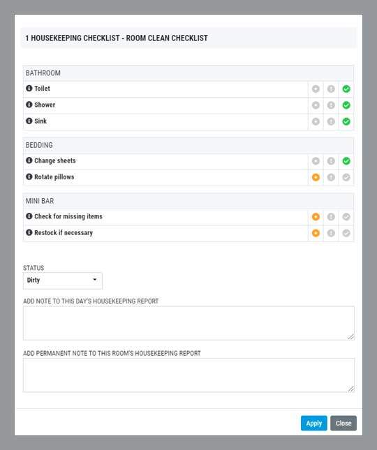Getting to Know RezPro Housekeeping Report • RezPro