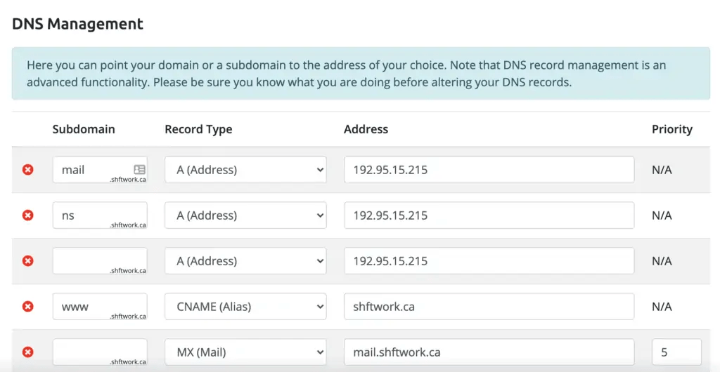 Managing DNS Records and Domain Forwarding at Registrar Level