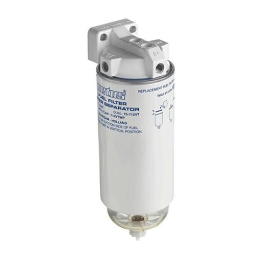 VETUS water separator/fuel filter, single, 10 micron, max
