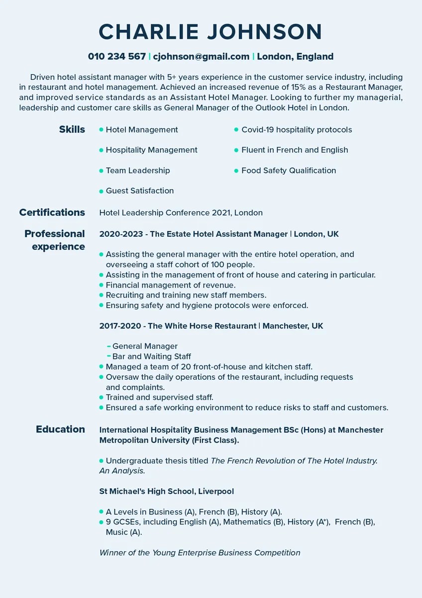 How to write a CV Structure and tips for students in 2023