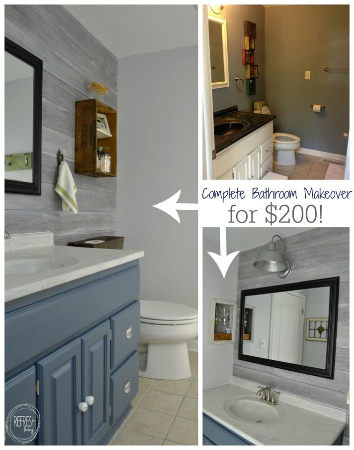 Updating a bathroom on a budget homeknowledges