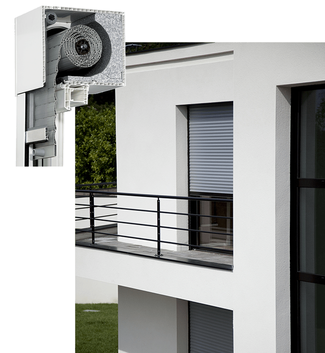 Installation de Stores et de volets motorisés à Liège CHASSIS 2000 à