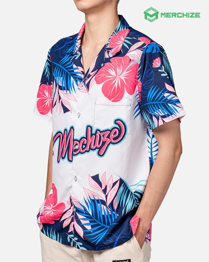 Allover Print Pocket Hawaiian Shirt Print On Demand Merchize
