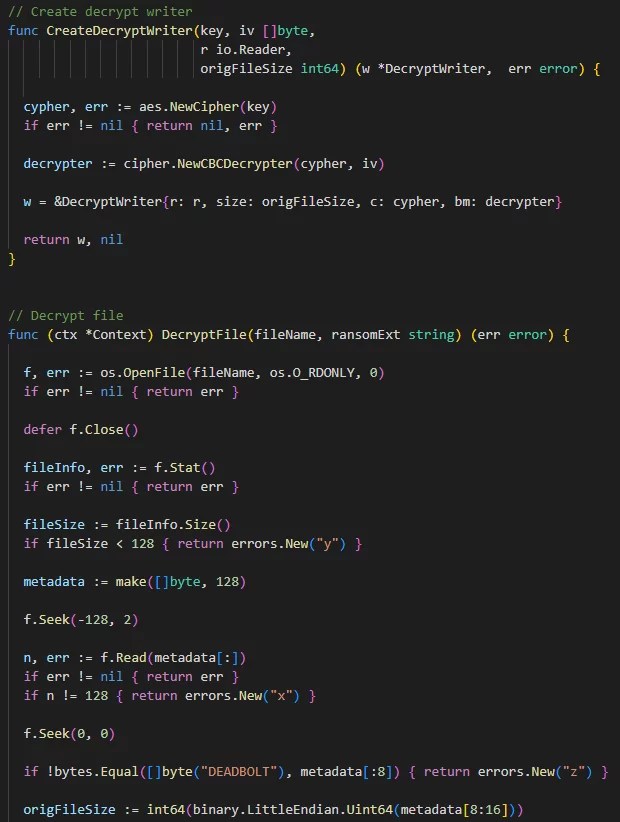Deadbolt ransomware decryption unlock your data GroupIB Blog