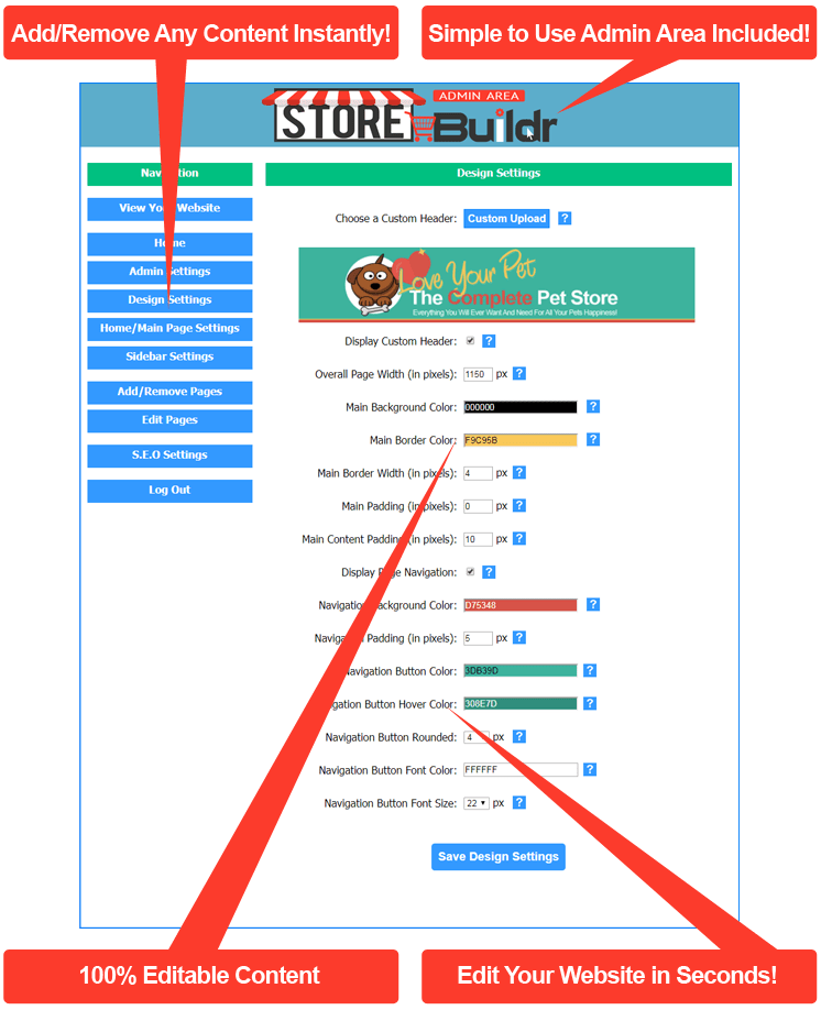 Love Your Pet — Store Buildr