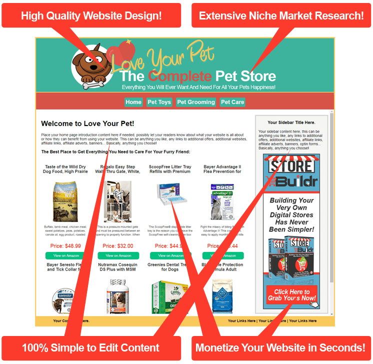 Love Your Pet — Store Buildr