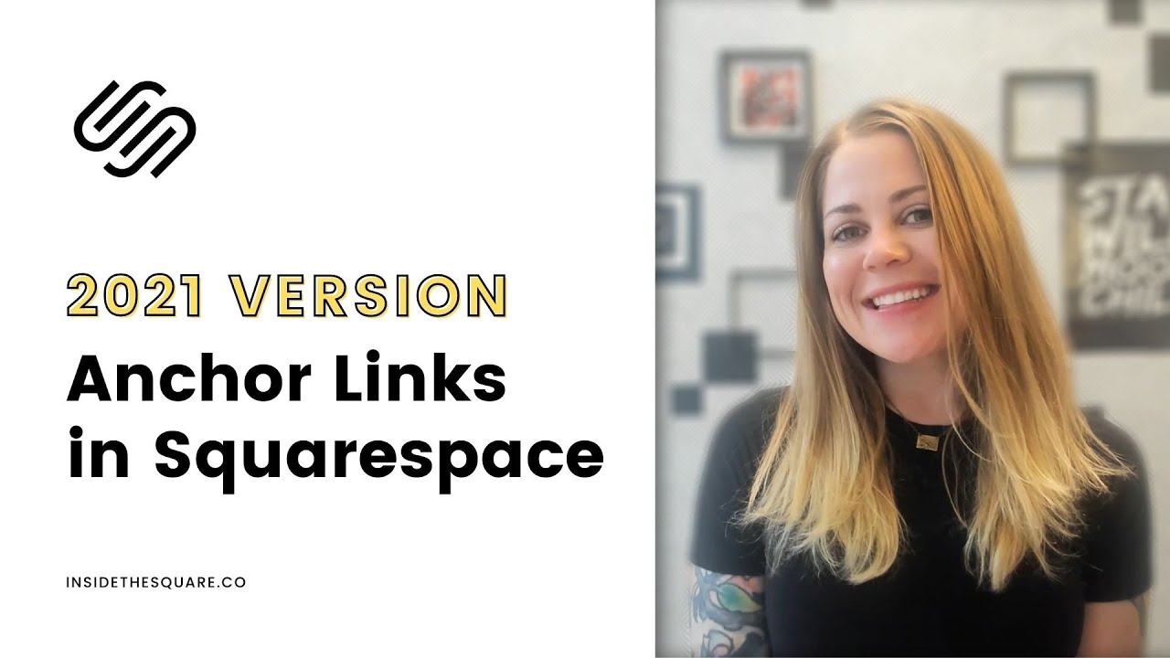 Squarespace Anchor Links The Easy Way! // How To Make Anchor Links on