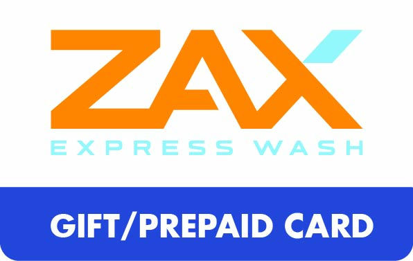 Gift Cards Zax Auto Wash Ann Arbor / Detroit, MI
