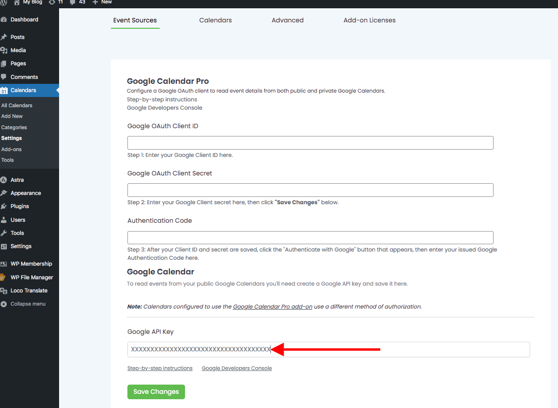 google calendar api key 2026 Creating a Google Calendar API Key Việt L&acirc;m Coder