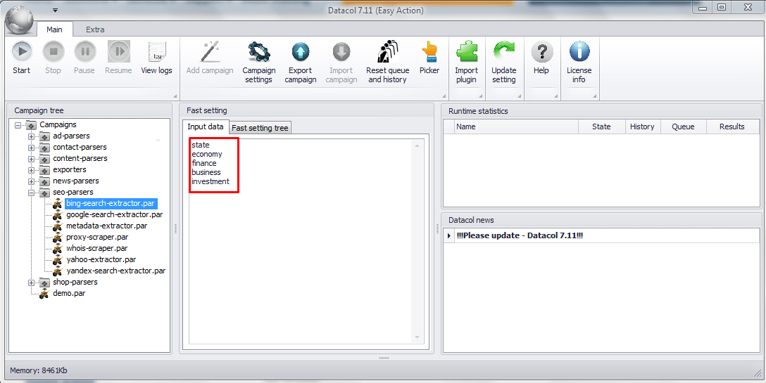 Bing crawler free download and test Web Site Extractor DatacolWeb Bing crawler free download and test Web Site Extractor DatacolWeb