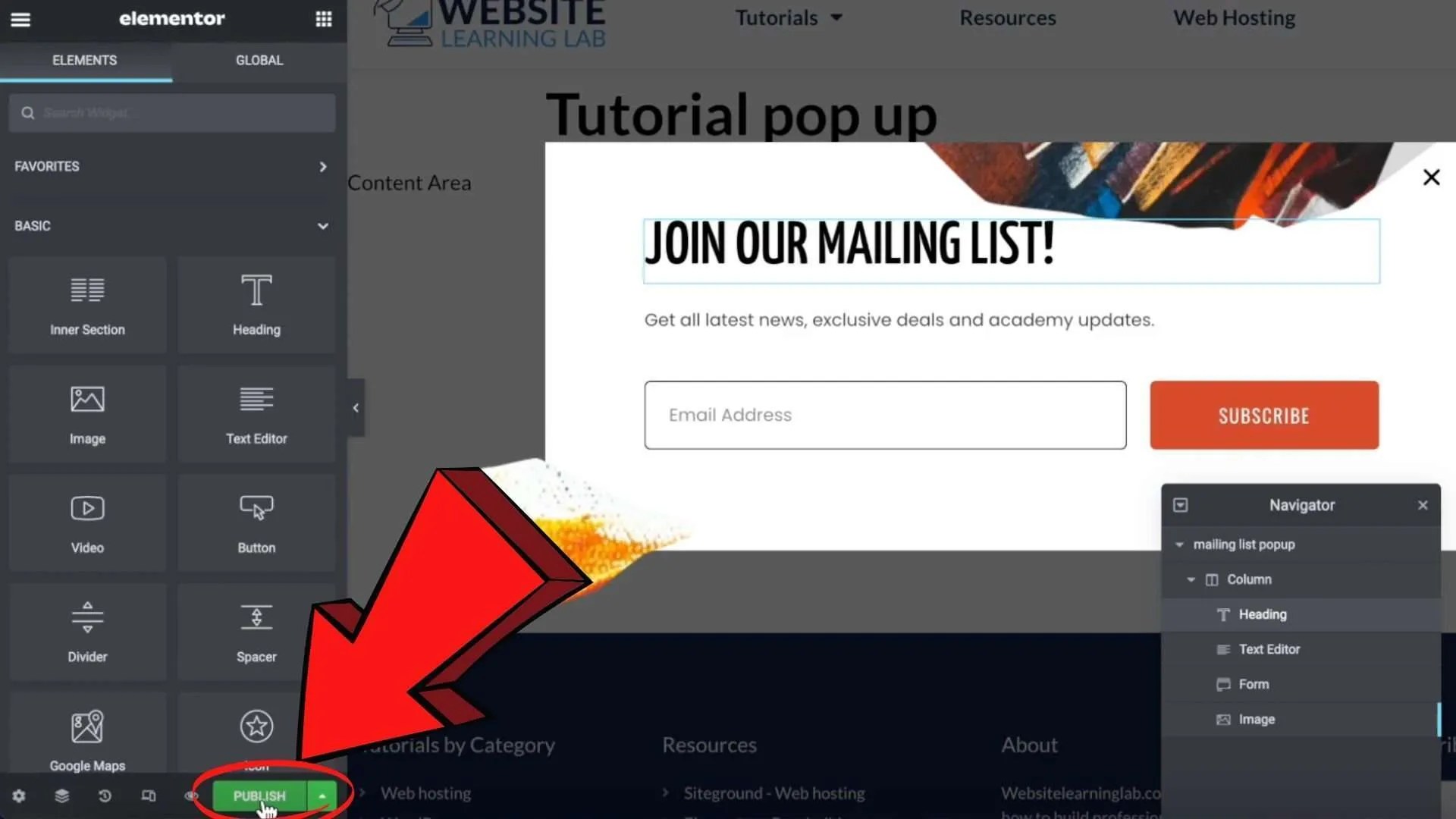 Elementor Popup on Button Click Popup Button Trigger