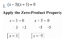 Solving Quadratic Equations by Factoring - SAS