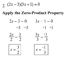 Solving Quadratic Equations by Factoring - SAS