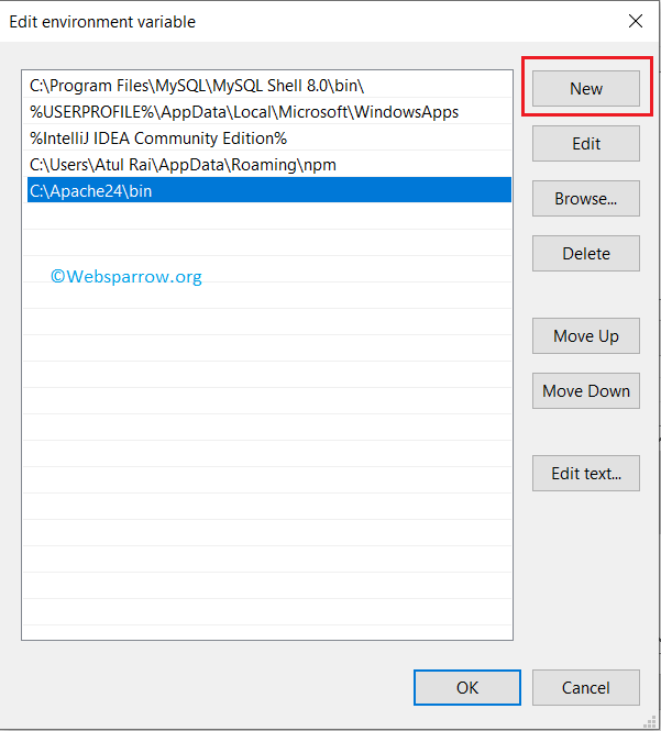 How to install Apache 2.4 and PHP 8 on a Windows Machine sparrow