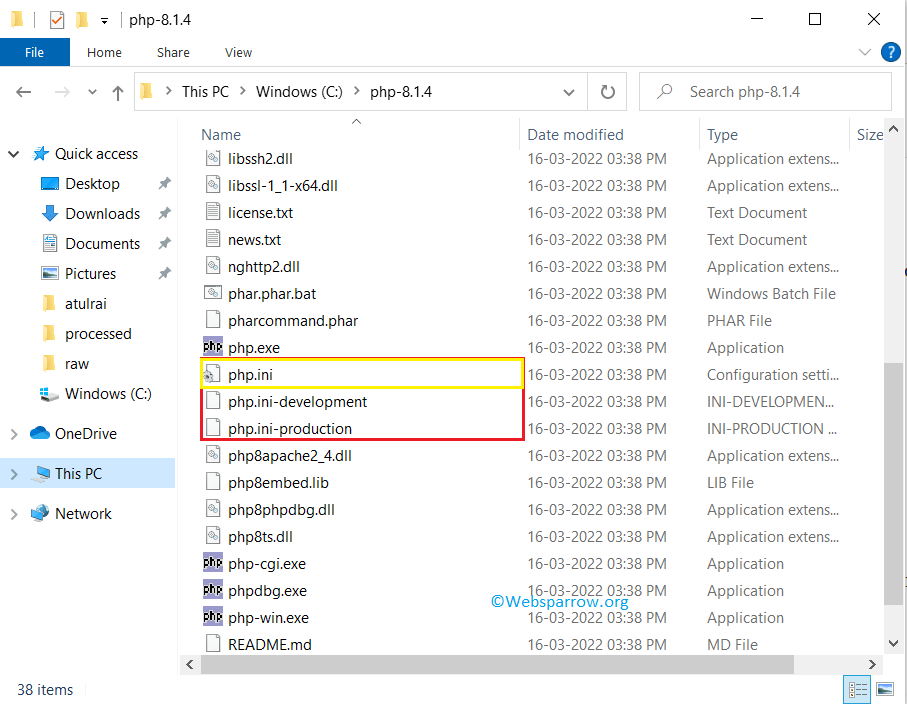 How to install Apache 2.4 and PHP 8 on a Windows Machine sparrow