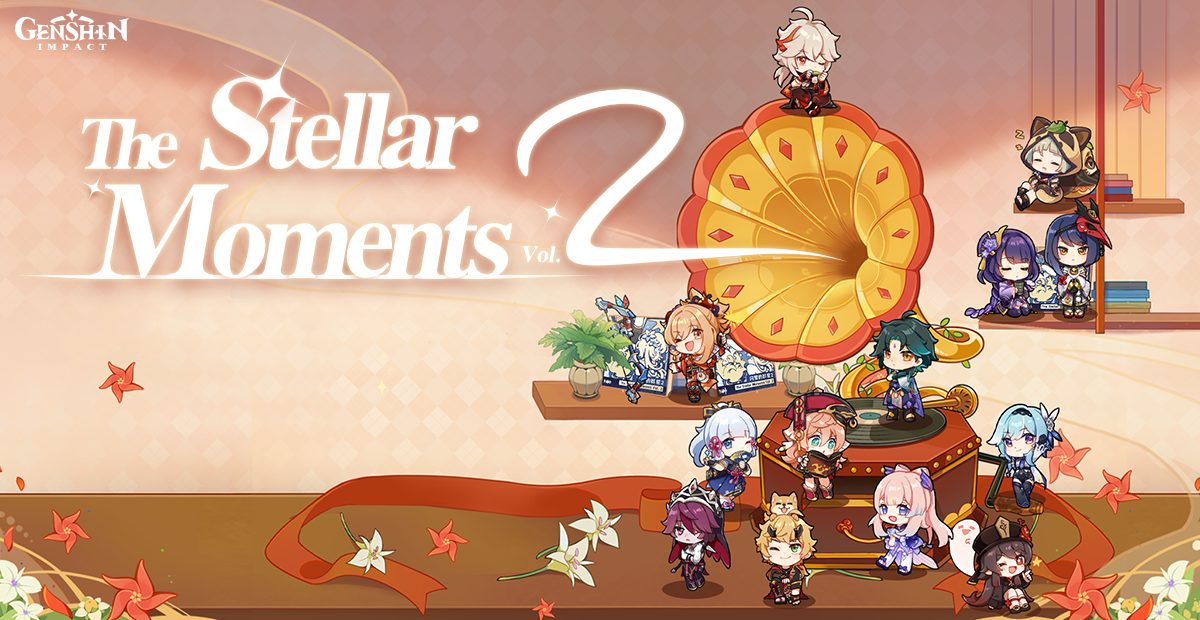 "The Stellar Moments Vol. 2" de Genshin Impact está oficialmente disponível.