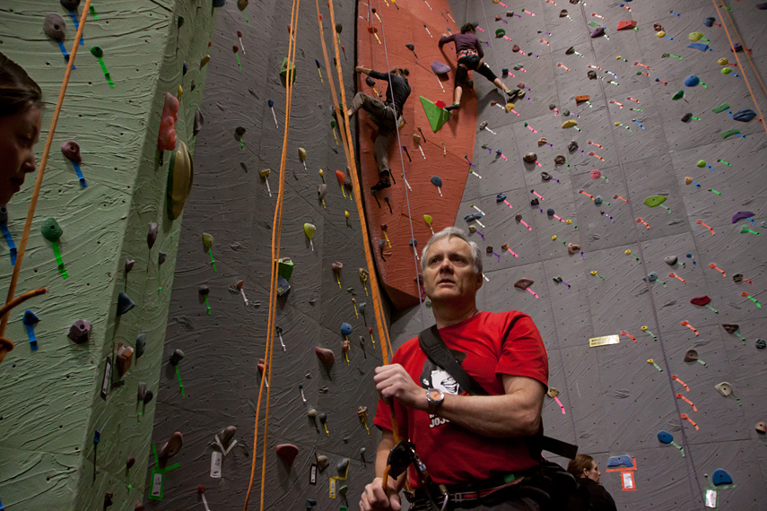 Seattle Vertical World climbing gym ster Art