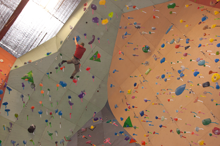 Seattle Vertical World climbing gym ster Art