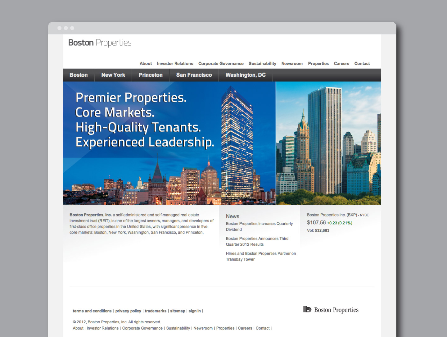 Boston Properties ster