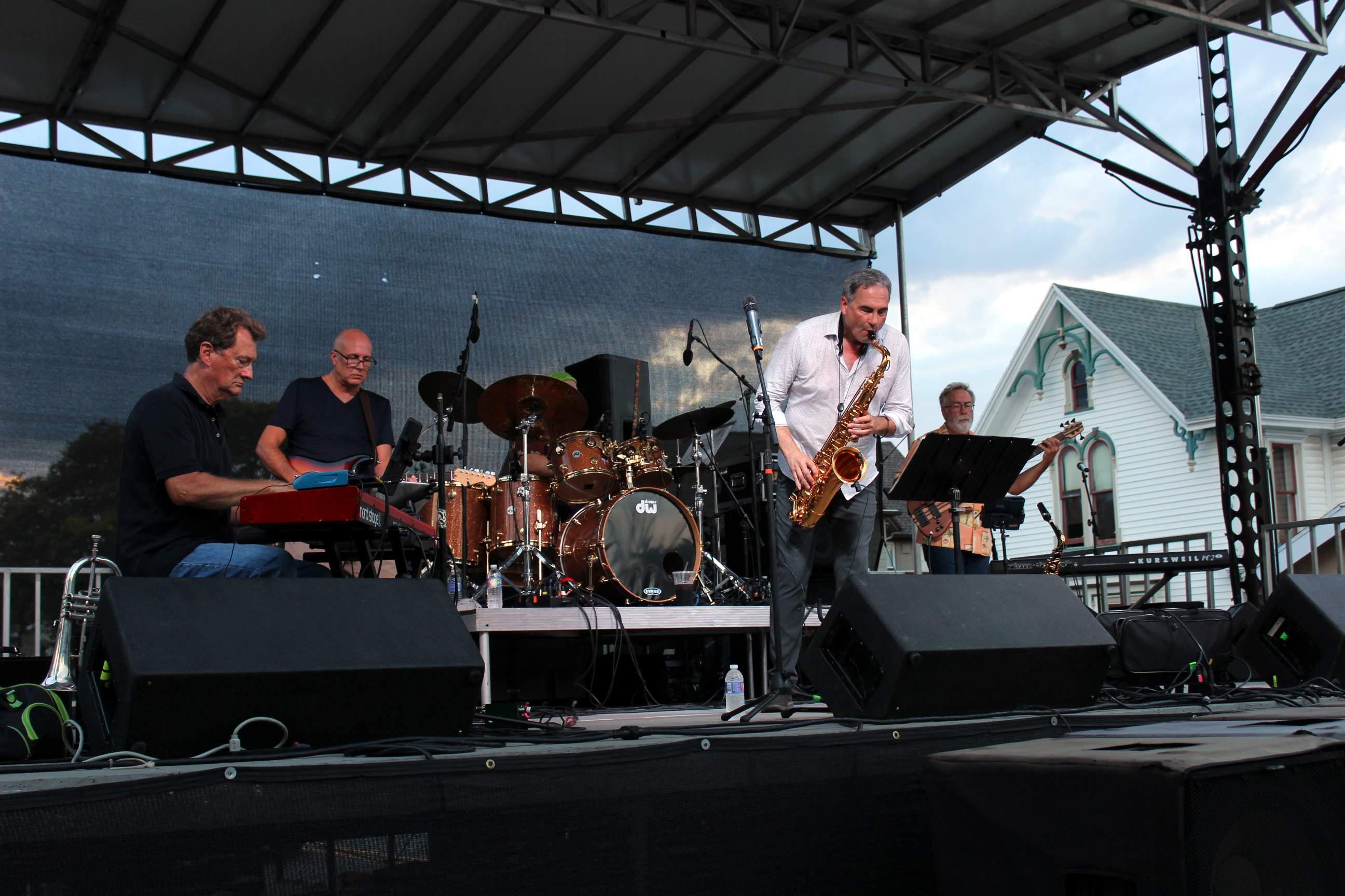 Beautiful night, beautiful music for ster Jazz Fest webster on the web