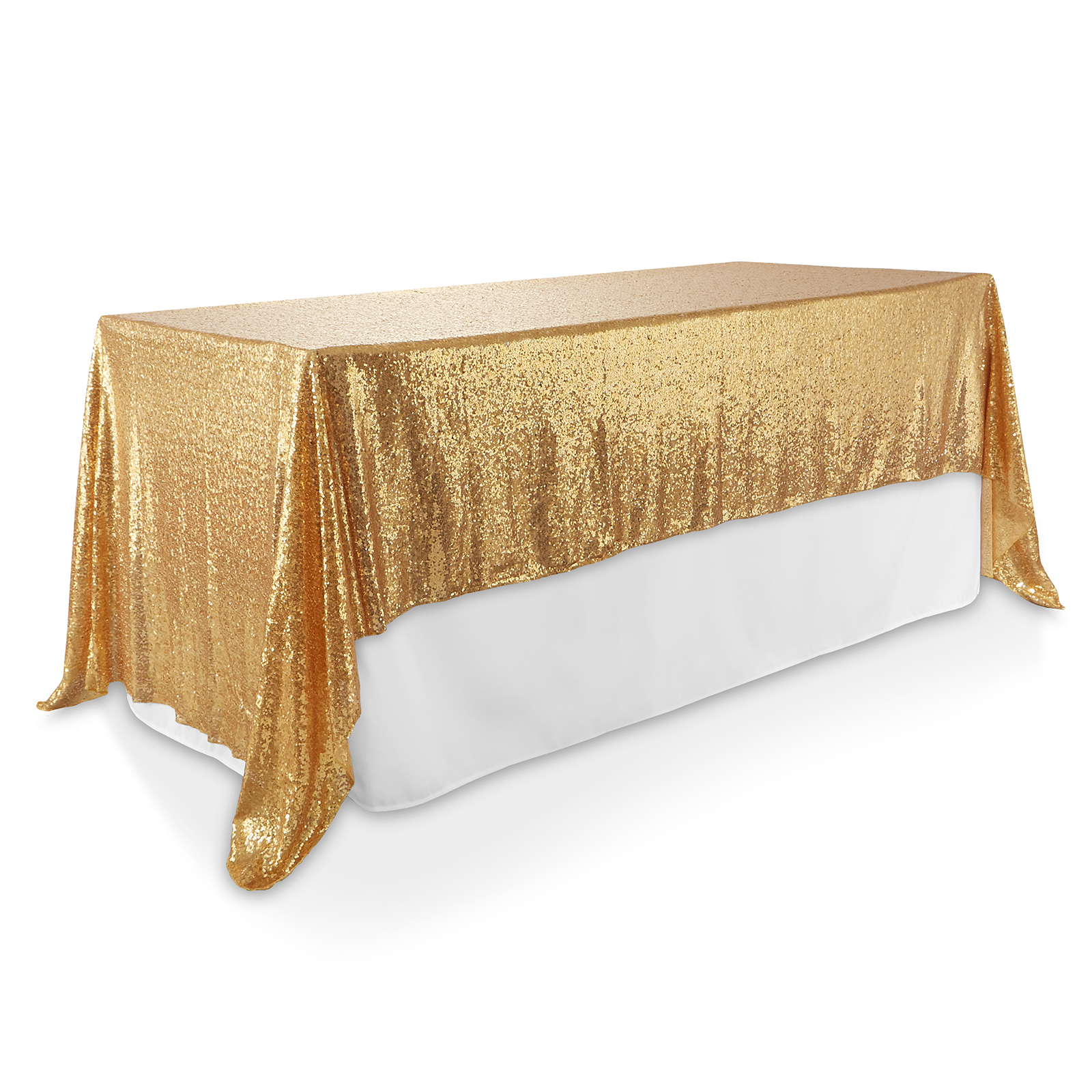 Sequin Sparkly Table Covers Wedding Party Linens Tablecloths, Runners